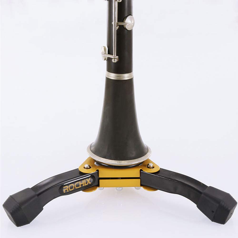 ROCHIX 1890 Foldable Portable Clarinet Stand/Flute Stand/Oboe Stand,Tripod Holder Stand