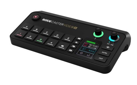 RØDE RØDECaster Video S – Podcast Video Switcher and Audio Interface –