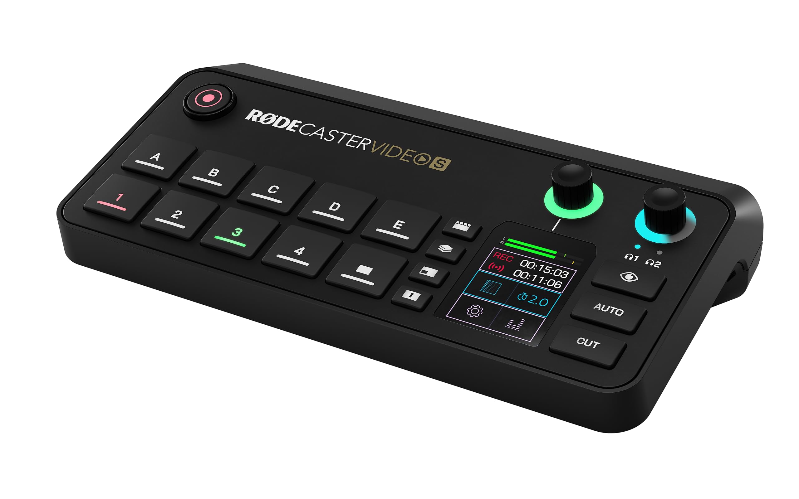 RØDE RØDECaster Video S – Podcast Video Switcher and Audio Interface –