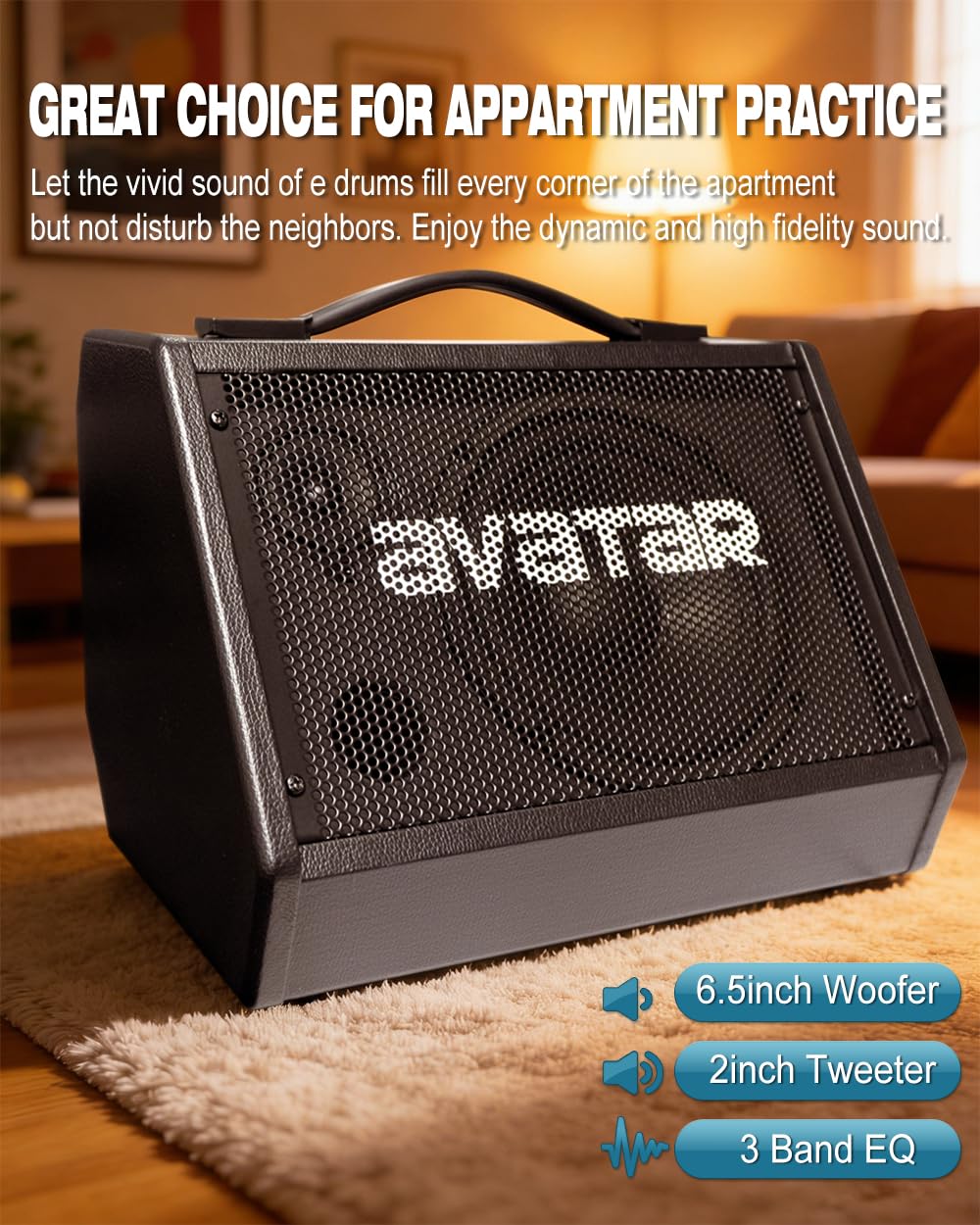 Avatar Electric Drum Amp 20W Edrums Ampplifier for Home Practice