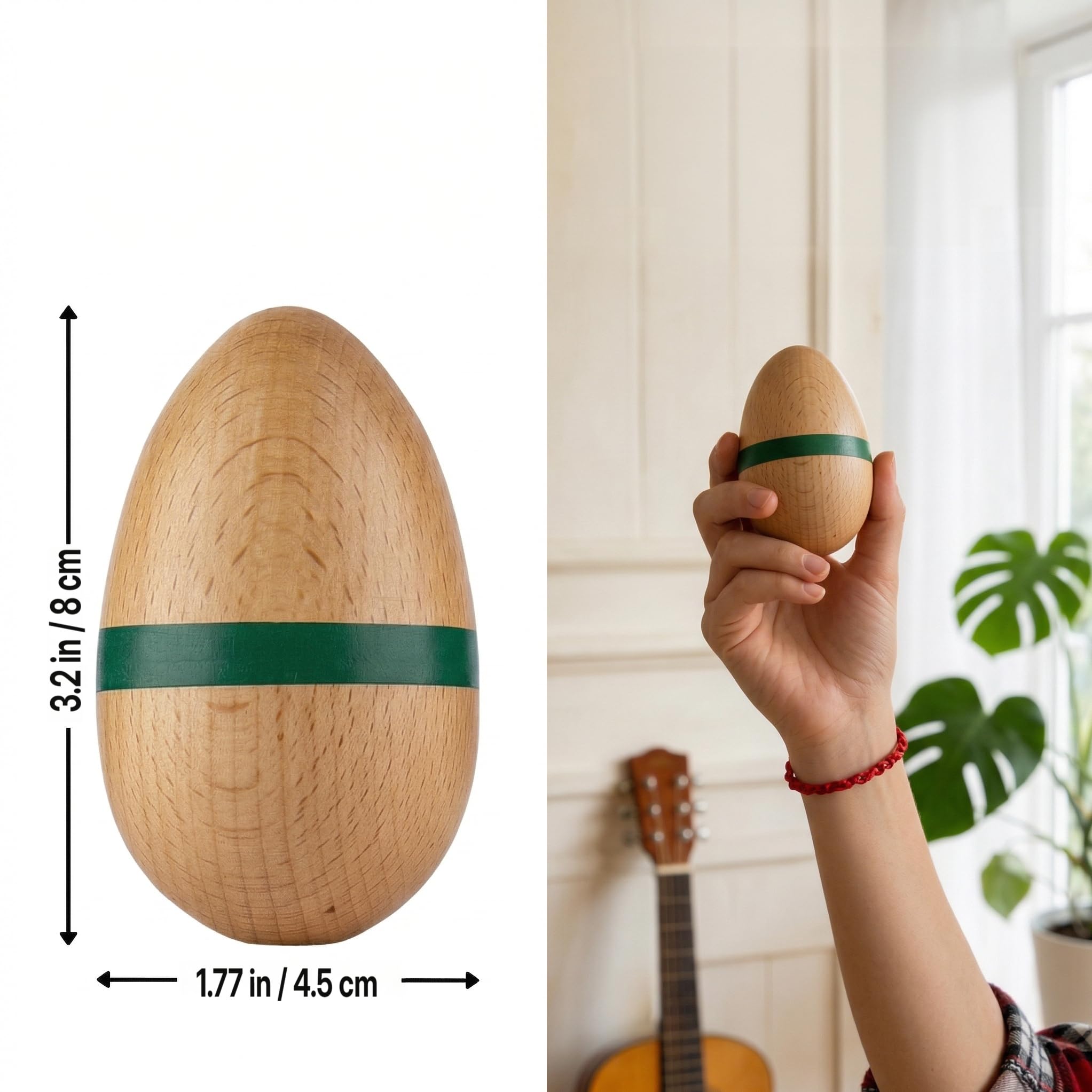 Ubblove Egg Shakers Musical Instruments: Hand Percussion Maracas for Adults