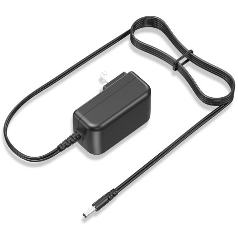 UL 12V Power Cord for Alesis Recital 88 61 Key Digital Piano 7-10-1215