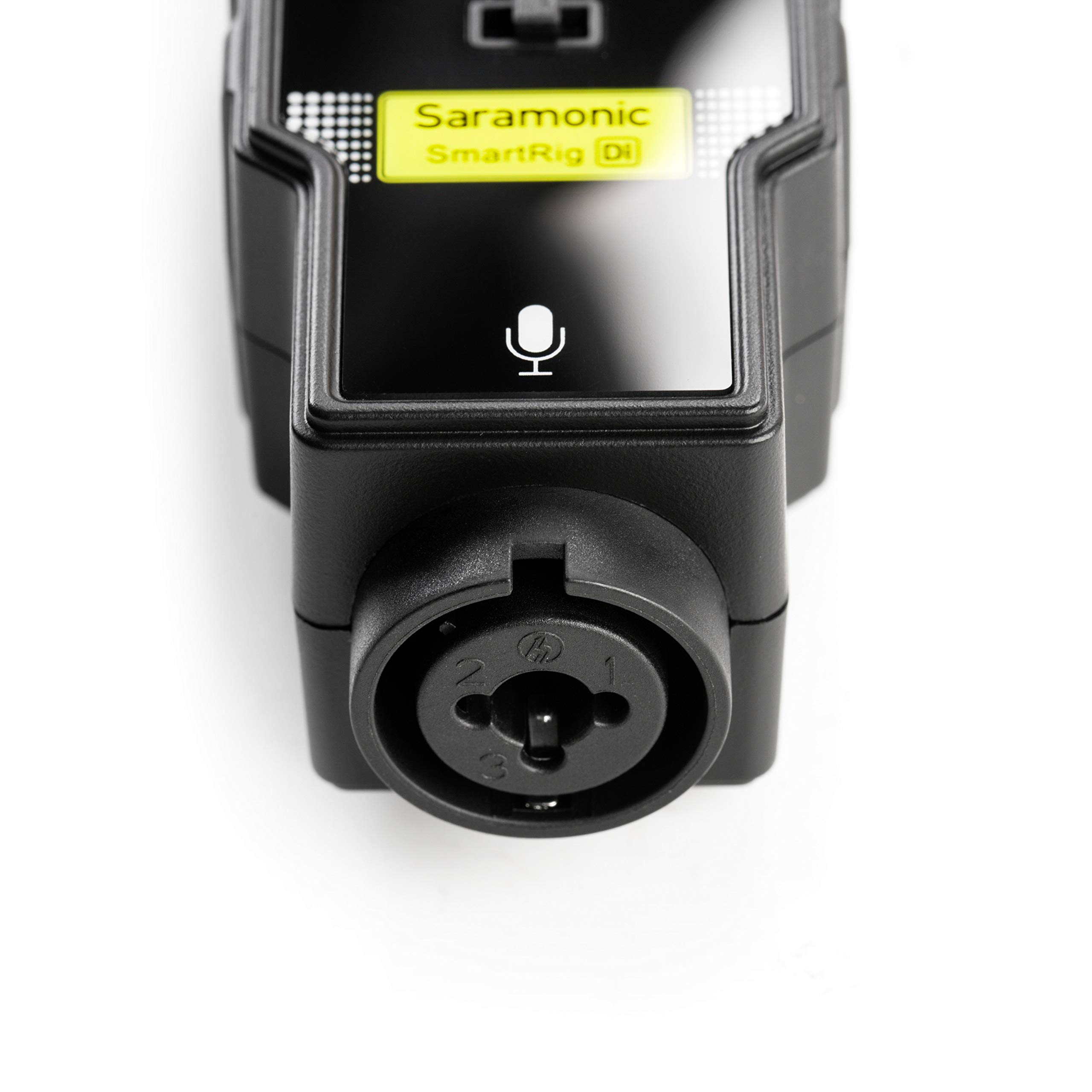 Saramonic SmartRig Di |Professional Lightning Audio Interface with XLR & 1/4″ Inputs for iPhone & iPad