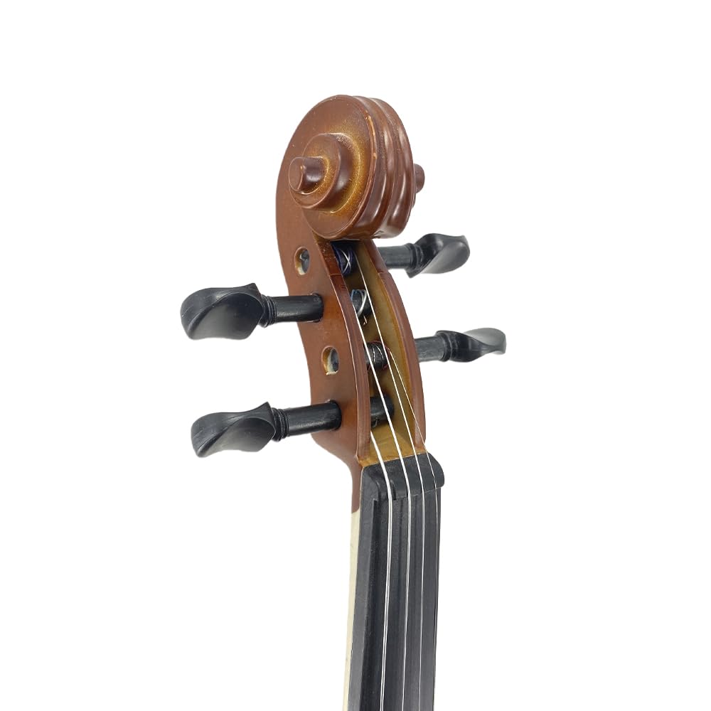Vetimobato Handmade 1/2 Violin Set – Matte Finish Body Maple Neck Solid Wood Fittings Complete Kit with Case Bow Shoulder Rest, Strings for Beginners to Intermediate Players (1/2)