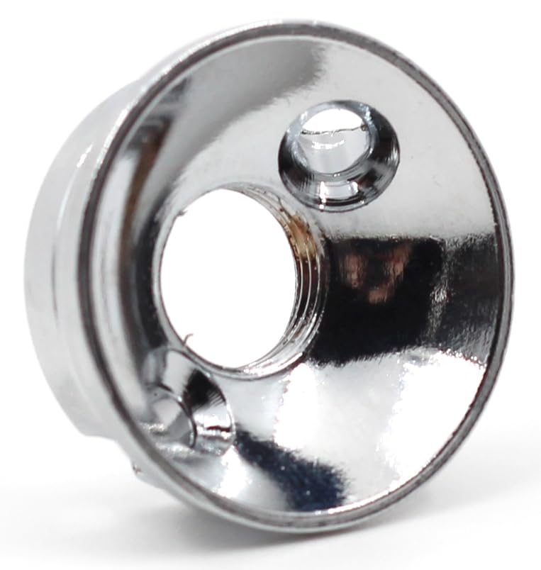 Electrosocket Jack Plate for Telecasters – Polished Chrome Finish + Switchcraft J11 Mono Jack