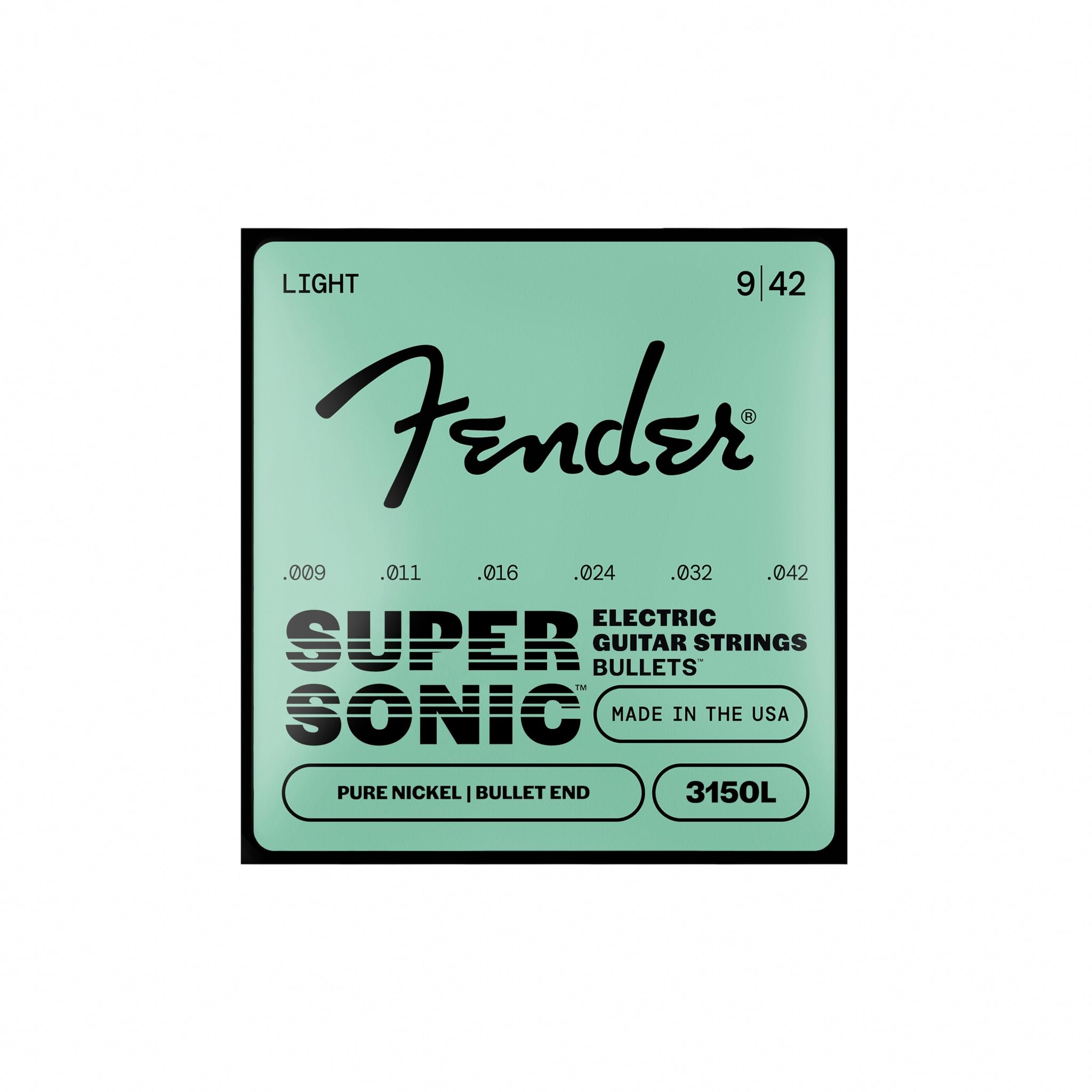 Fender Electric Guitar Strings – .09-.042
