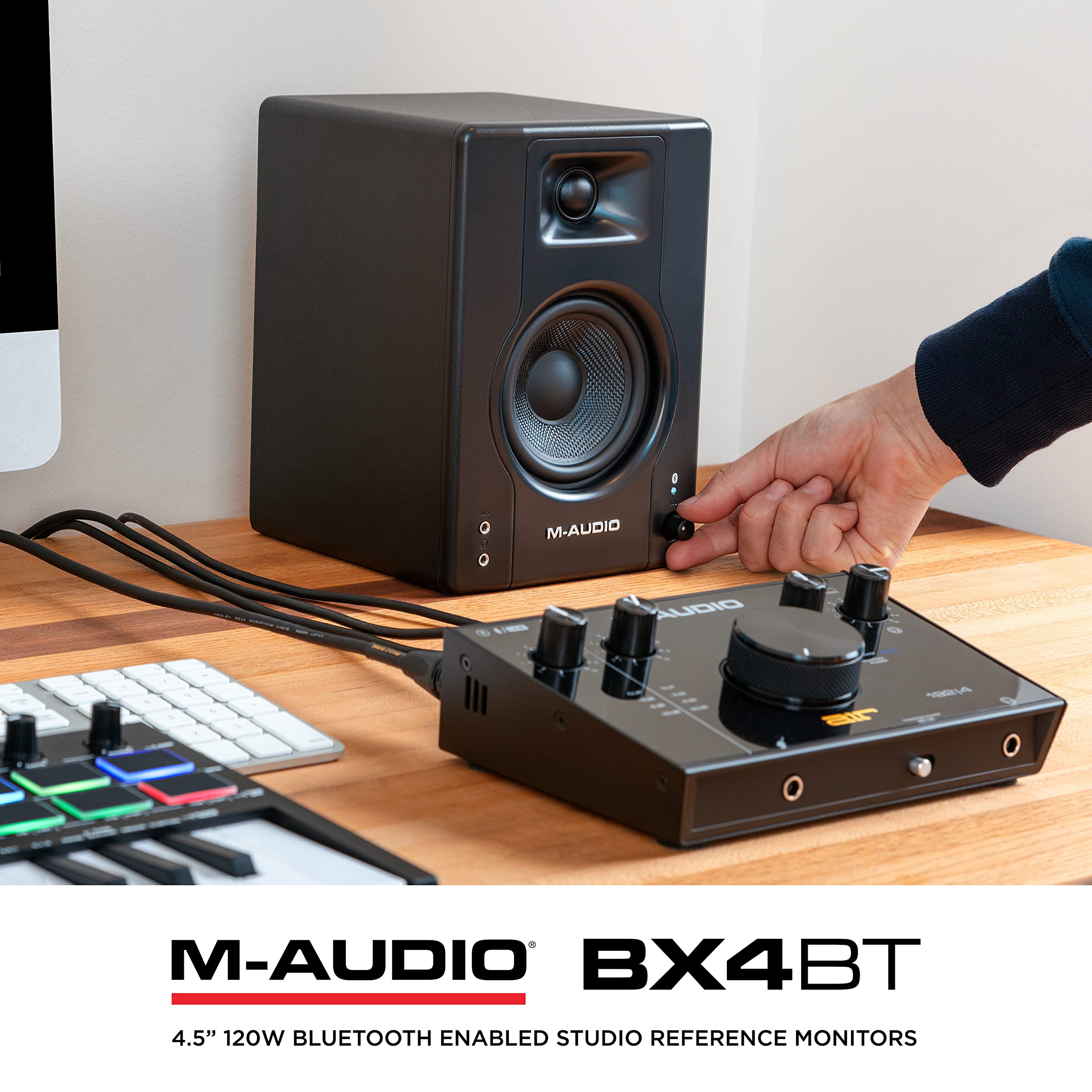 M-AUDIO BX4BT 4.5″ Bluetooth Studio Monitors Pair