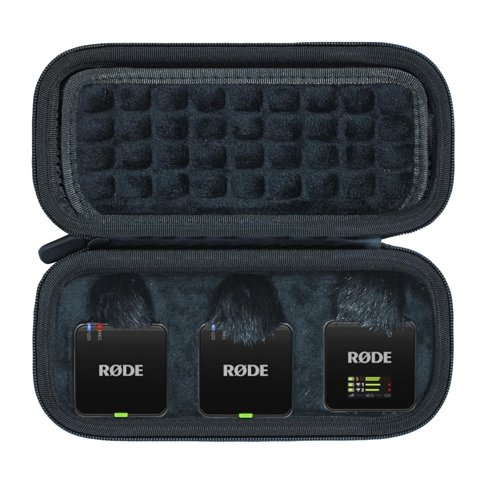 ILouxNei Case Compatible with RØDE Rode Wireless GO Gen 3 III/II Compact Wireless Mic,Black(Only Case)