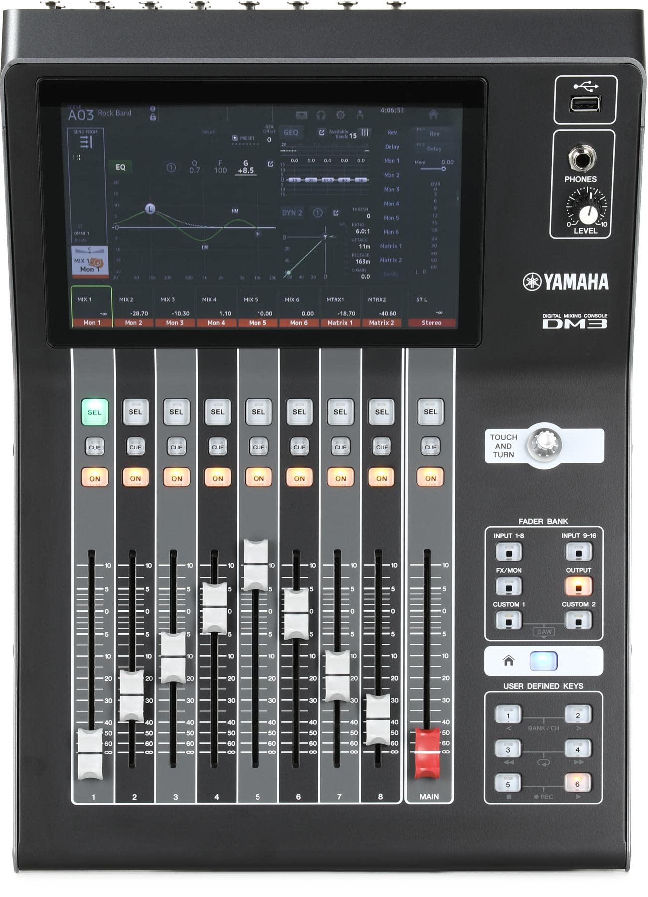 Yamaha DM3S DM3 Standard 22 Channel Ultracompact Digital Mixing Console