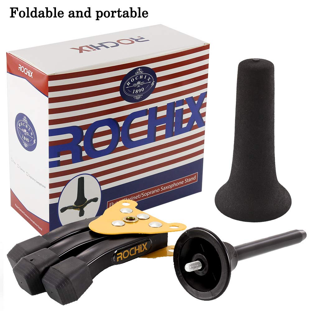Foldable Portable Soprano Saxophone Sax Stand,Tripod Holder Stand