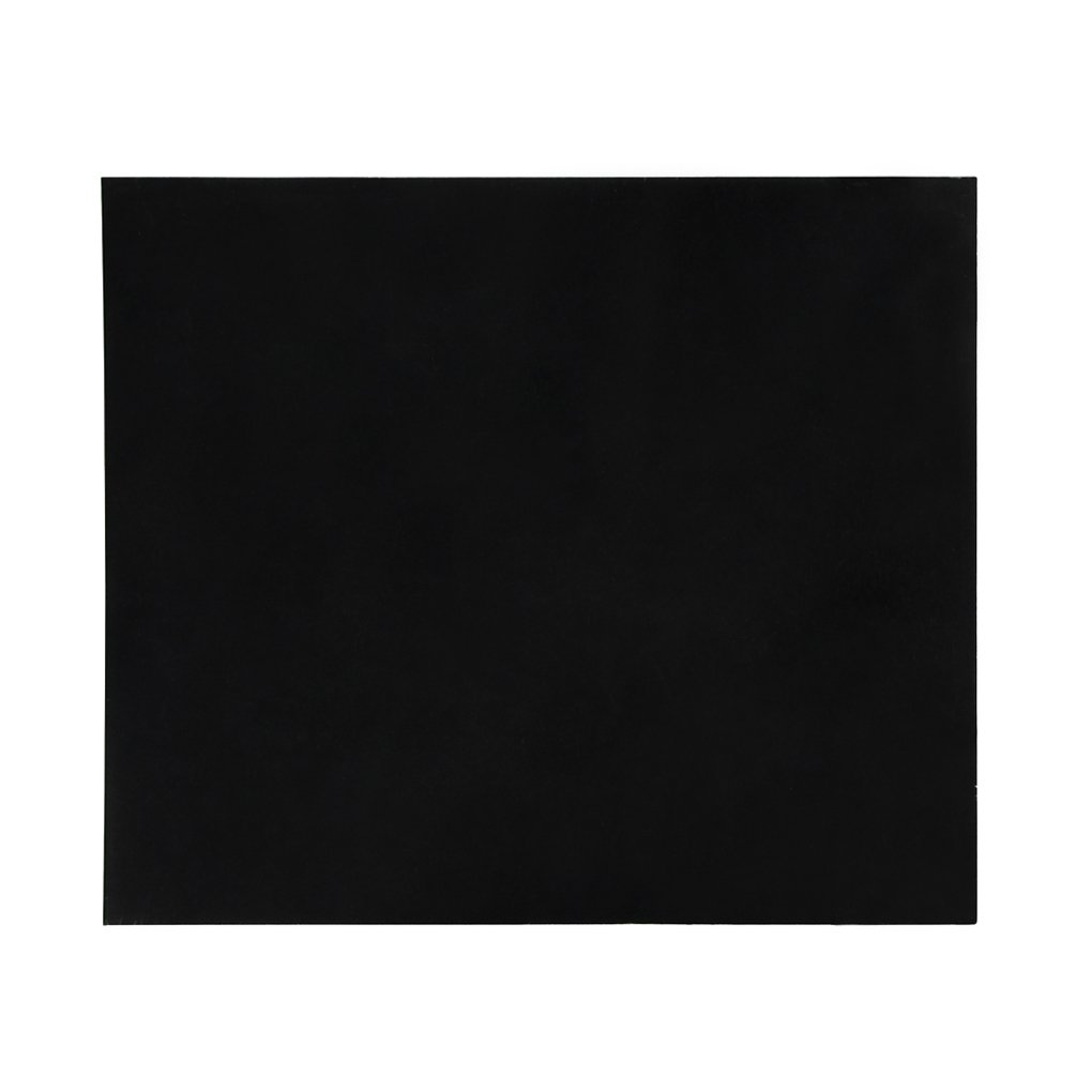 25x20cm Self-Adhesive Acoustic Guitar Pickguard Sheet, Blank DIY Scratch Plate Material Black