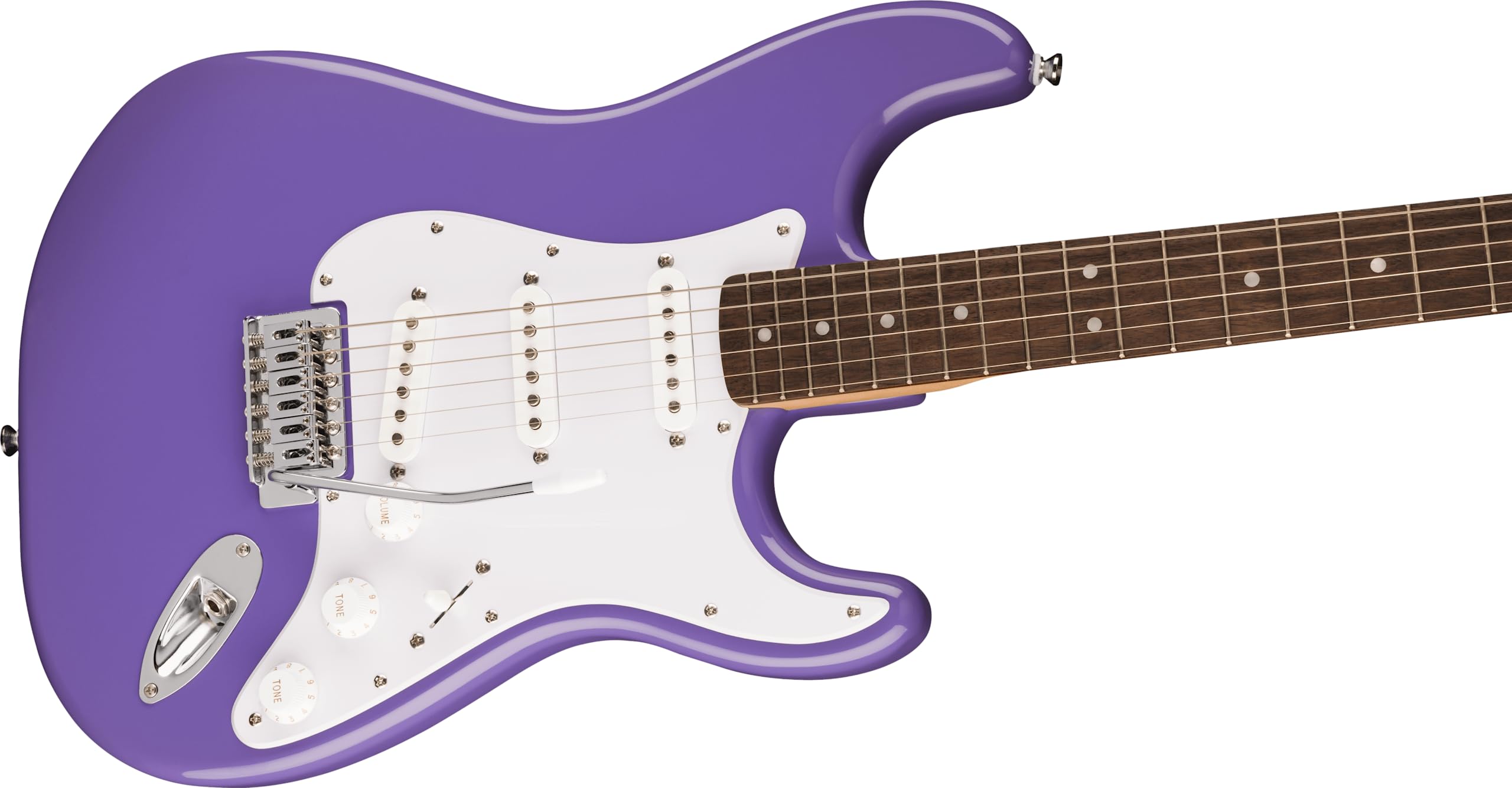 Fender Squier Sonic Stratocaster Electric Guitar, Ultraviolet, Laurel Fingerboard, White Pickguard