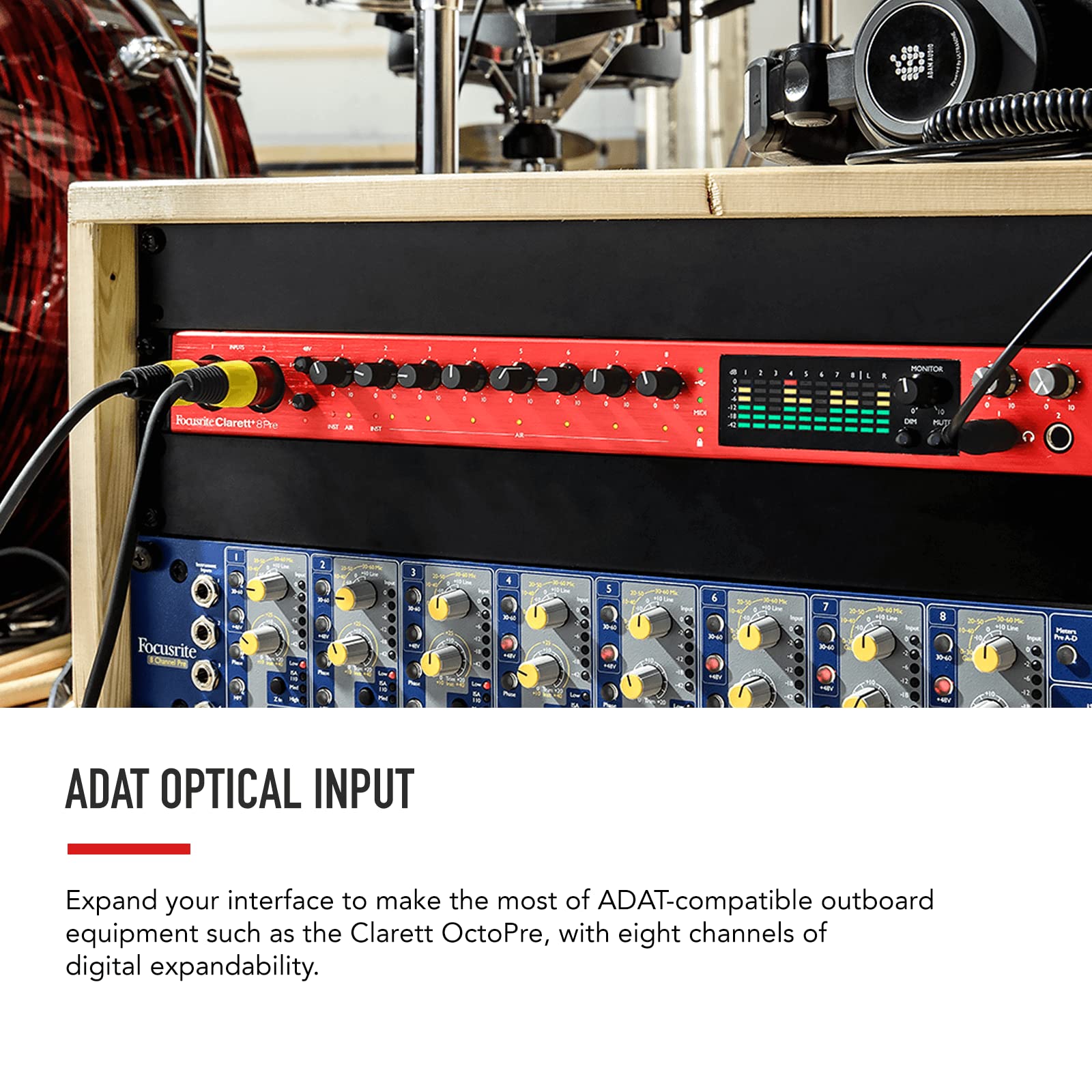Focusrite Clarett+ 8Pre 18-In/20-Out USB-C Audio Interface