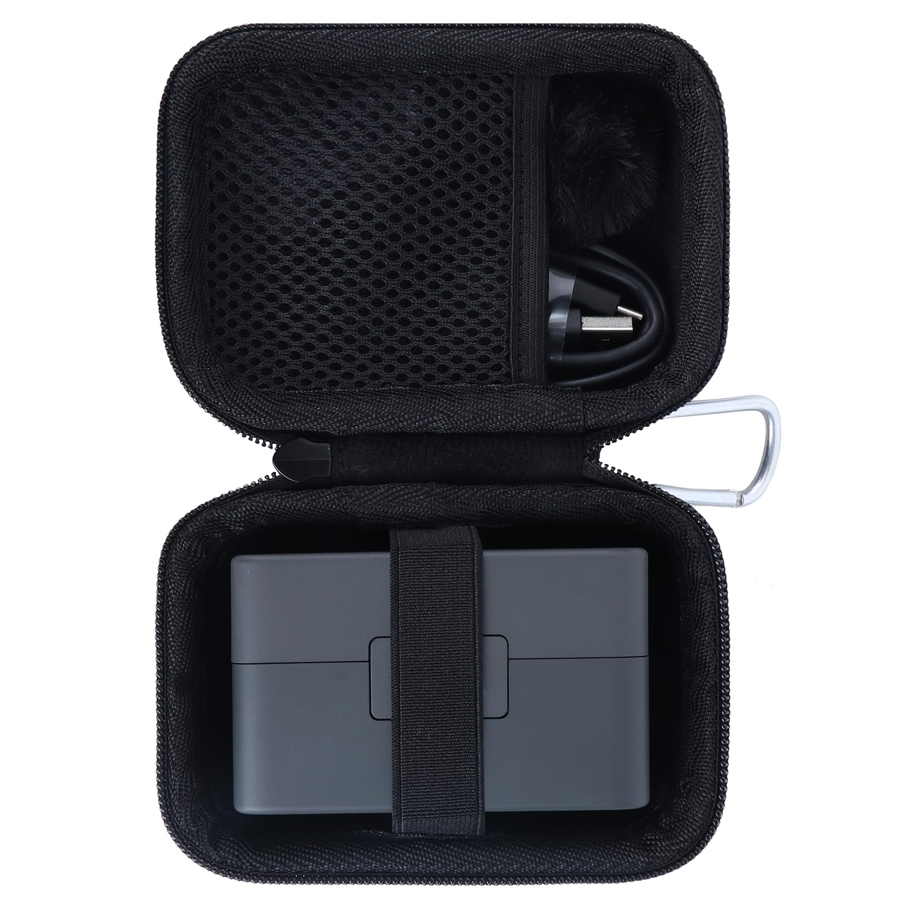 Lebakort Storage Case Compatible with DJI Mic Mini (2 TX + 1 RX + Charging Case) Wireless Lavalier Microphone (Storage Case for Charging Case)