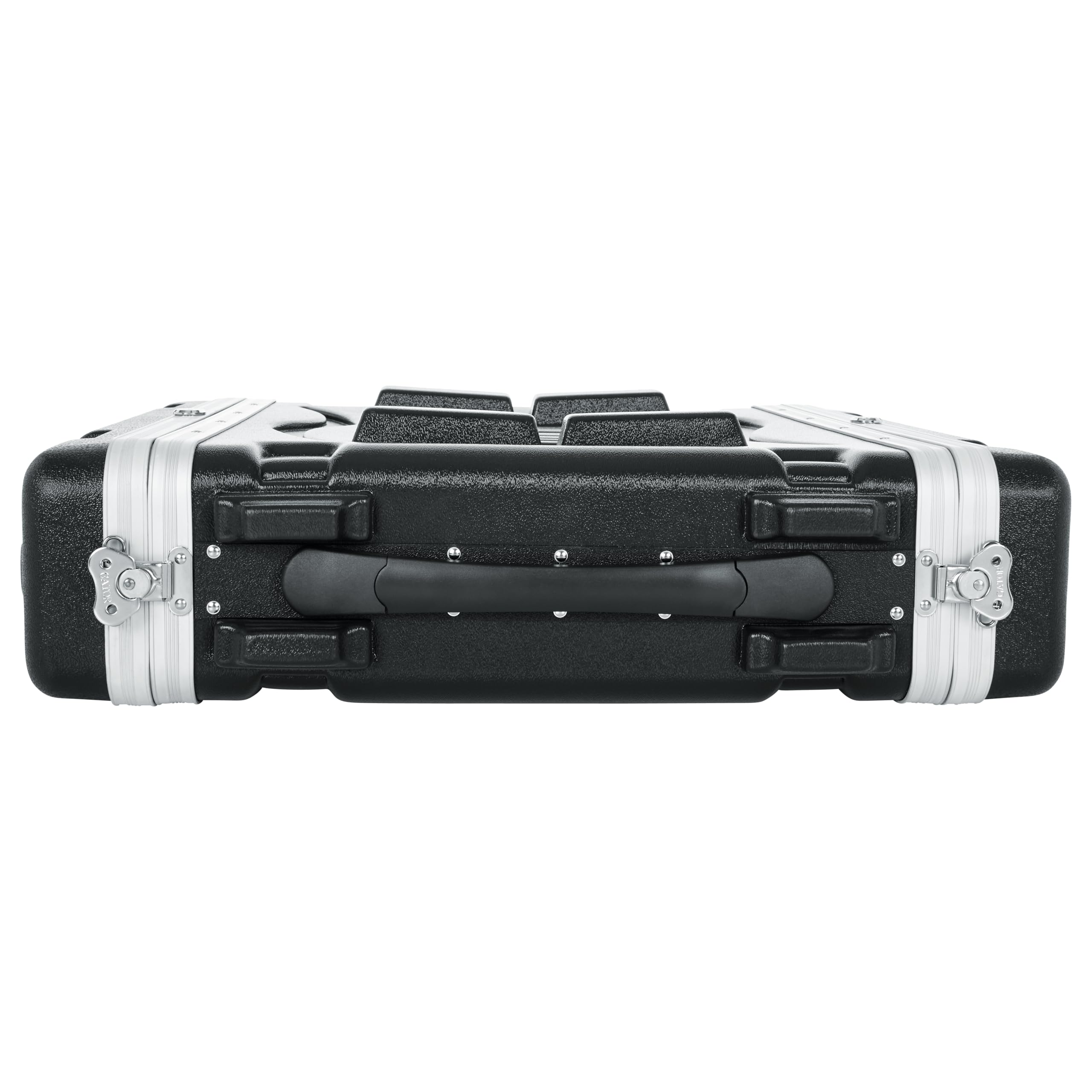 Gator Cases Soundcheck Series Lightweight Molded 2U Rack Case with Heavy Duty Latches, Standard 19.25′ Depth (GR-2L)