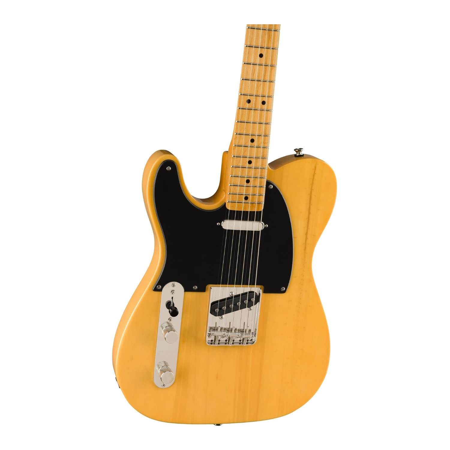 Fender 0374035550 Squier Classic Vibe 50s Telecaster Electric Guitar, with 2-Year Warranty, Butterscotch Blonde, Maple Fingerboard, Left-Handed