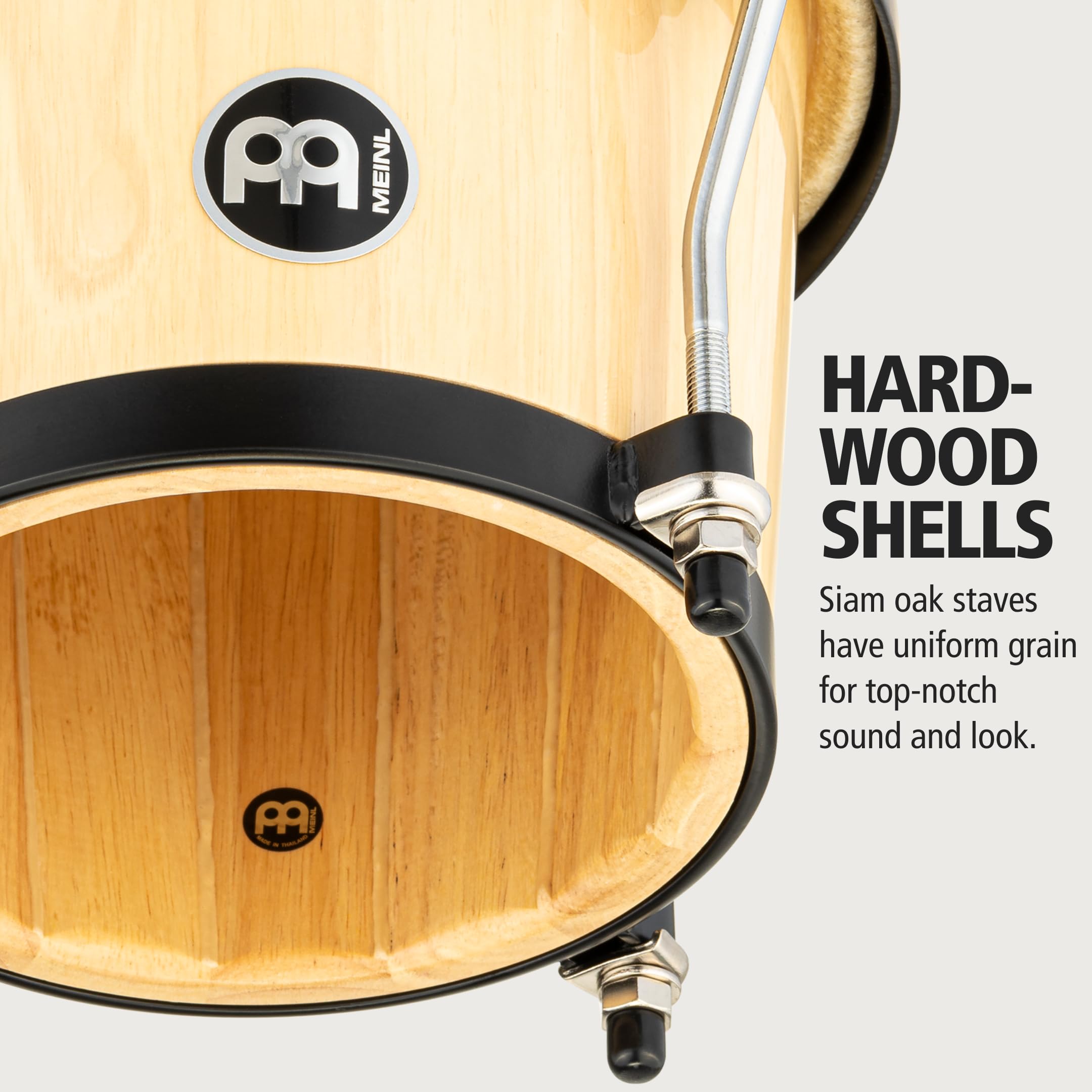 Meinl Percussion Bongo Drums 6.75″, 8″ — NOT MADE IN CHINA