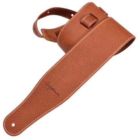 Nefelibata Guitar Strap, 3-inch Wide Full Grain Leather, Lightweight and Soft for Men and Women for Acoustic, Bass and Electric Guitar
