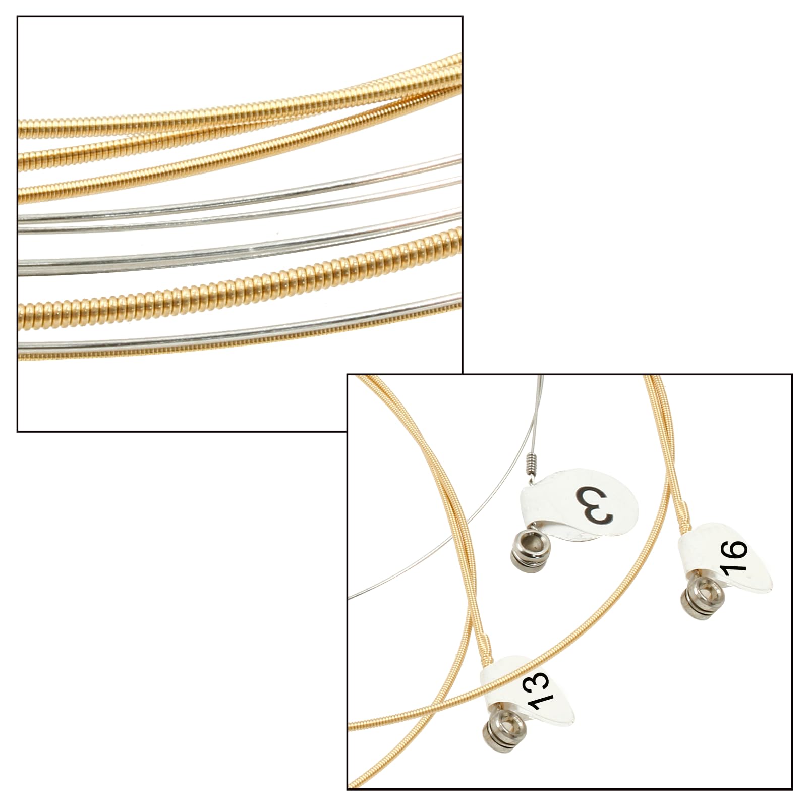 Bonsicoky 16 Harp Strings Set