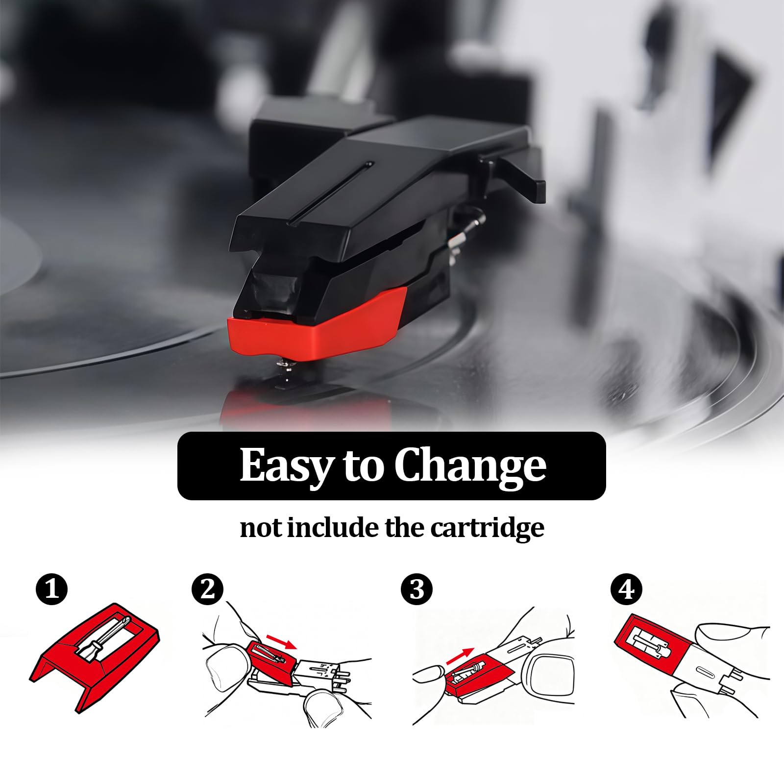 Record Player Needle,3 PCS Turntable Record Player Needles Replacement Compatible with Crosley, Victrola & More Turntable,Phonograph Cartridge Needle