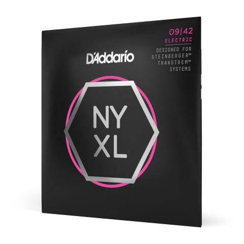 D’Addario Electric Guitar Strings, NYXL Double Ball Ends, NYXLS0942, 6-String Set, Super Light 09-42, Pack of 1