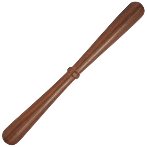 Bodhrán Drum Tipper Stick — 9″ Double-Slope Rosewood Knob Beater, Solid Wood Percussion Mallet for Irish/Celtic Music — Professional Practice & Performance (HHB – 06)