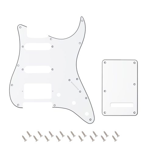 Banworks 3-Ply Electric Guitar HSS Pickguard & Backplate Tremolo Cover Set