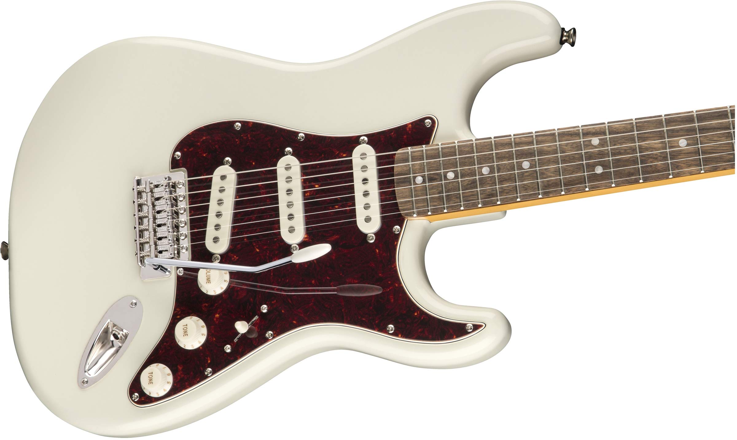 Fender 374020501 Squier Classic Vibe 70s Stratocaster Electric Guitar, Olympic White