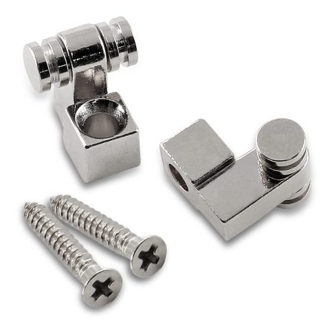 Jersvimc 2 Pcs Guitar Roller String Tree, for Tele Start(Chrome)