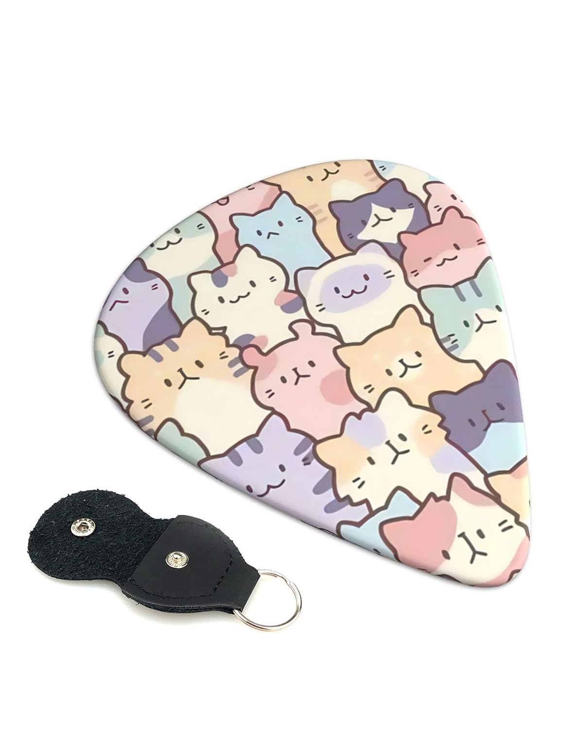 KWSAAHU 0.46mm Thin Guitar Picks – Smiling Cat
