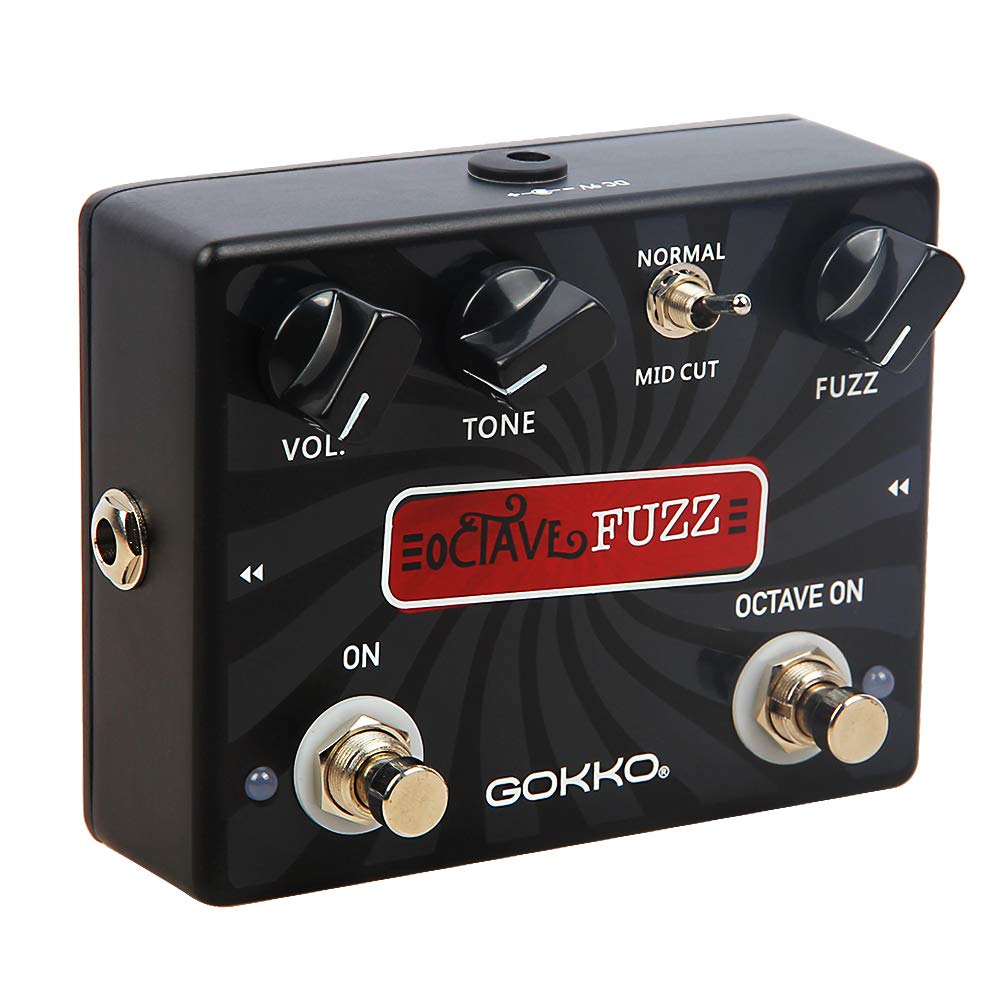 GOKKO GK-31 Octave Fuzz Guitar Effects Pedal with Mid Cut