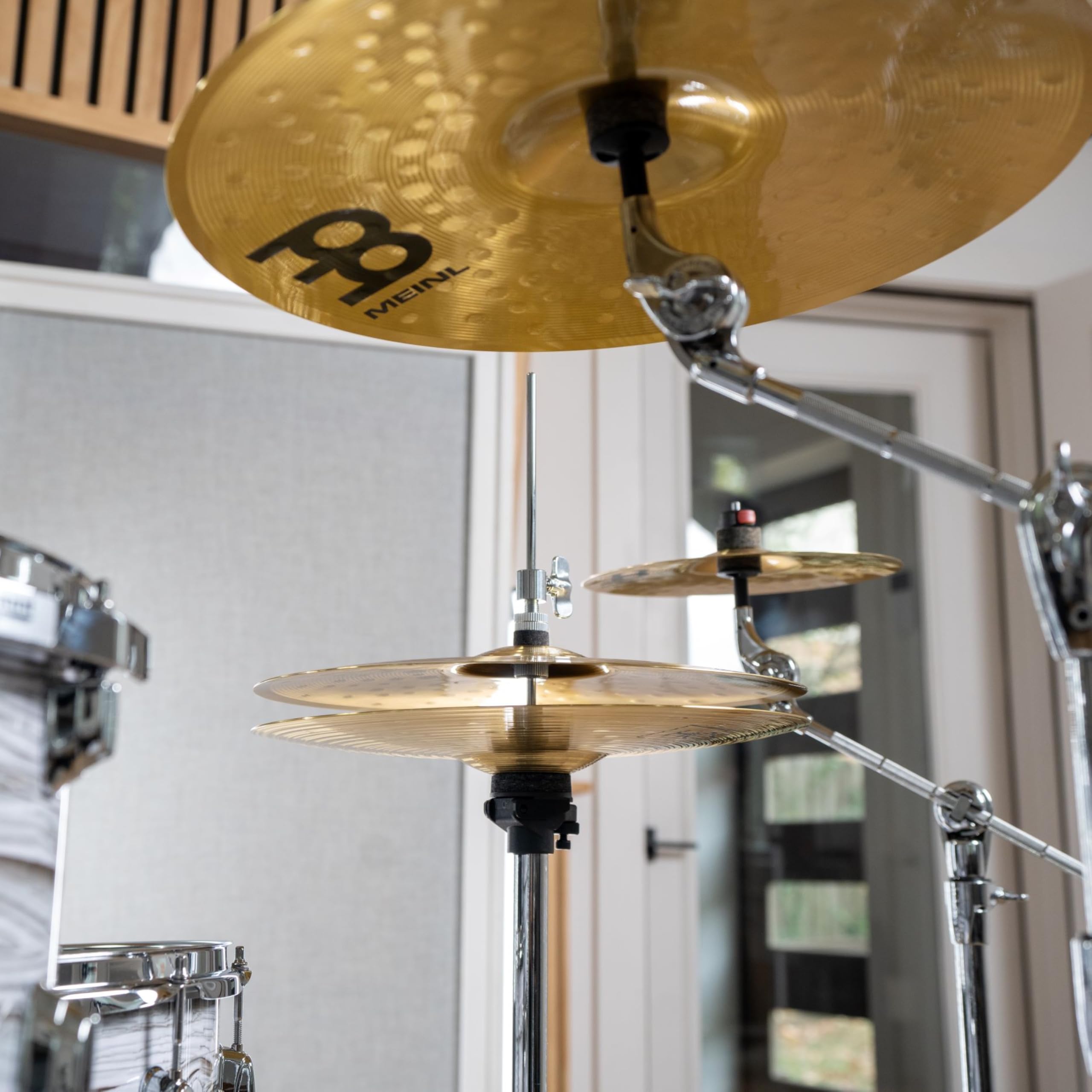 Meinl 14” Hihat (Hi Hat) Cymbal Pair – HCS Traditional Finish Brass for Drum Set, Made In Germany, 2-YEAR WARRANTY (HCS14H)