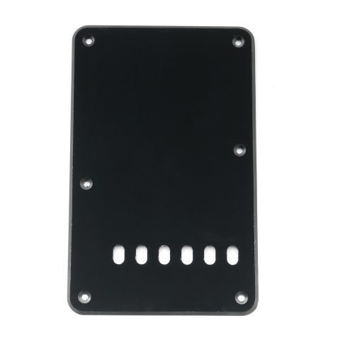 Musiclily Pro Vintage Style ST Guitar Tremolo Backplate 1Ply Black