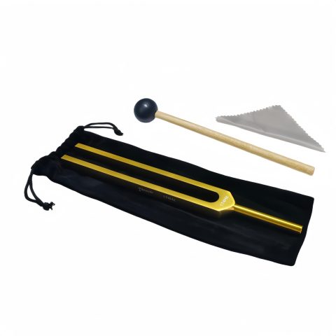 Miwayer Professional 174Hz Tuning Forks Golden (Otto Style) for Healing, Medical, and Music – Multi-Frequency Tuning Fork Kit for Sound Therapy, Meditation, Chakra Balancing