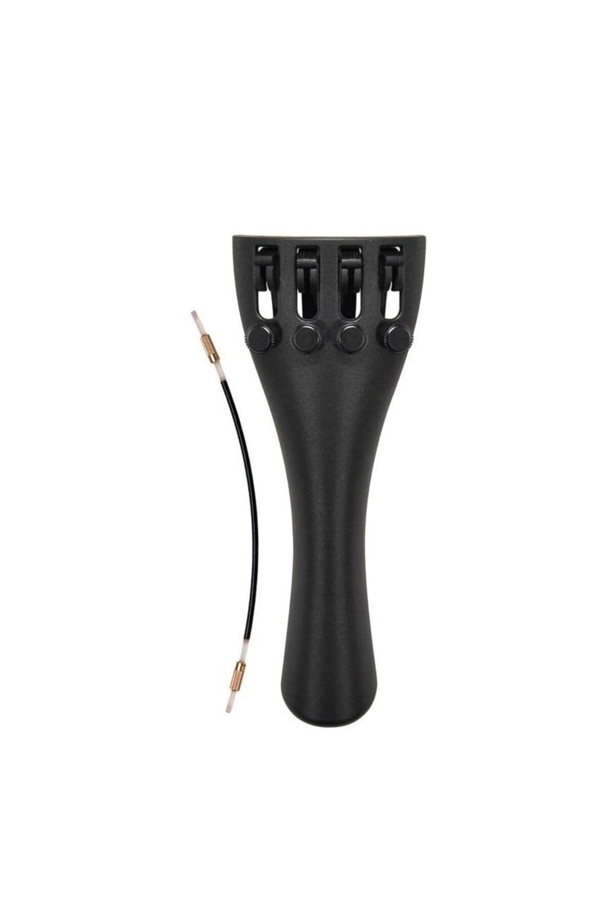WITTNER 918131 tailpiece for full size violin (4/4 size), incl. 4 string adjuster, Made in Germany