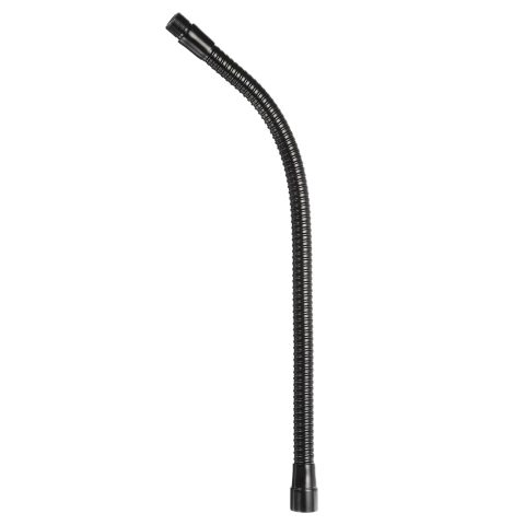 PATIKIL 15″ Microphone Gooseneck, 1Pcs 5/8″-27 Thread Metal Universal Hose Flexible Arm Gooseneck Tube Extension for Multifunction DIY, Black
