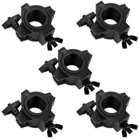 Stage Light Clamp 5 Pack, CZGOR 33lb Plastic DJ Truss Clamps for Stage