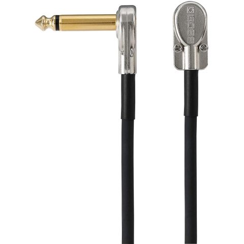 BOSS BPC-8 – 8in/20cm Length – Space-Saving Pedal Patch Cable with Slimline Pancake Plugs for pedalboards