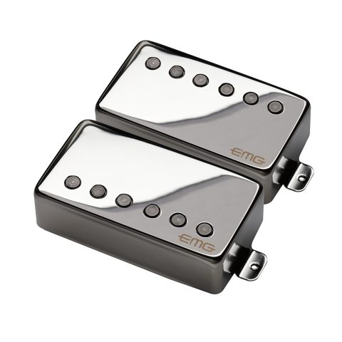 EMG JH James Hetfield Electric Guitar Pickup Set, Chrome