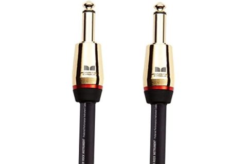 Monster Prolink Rock Instrument Cable. 12 ft Straight to Straight Guitar Cable. 95% Copper Braided Shielded
