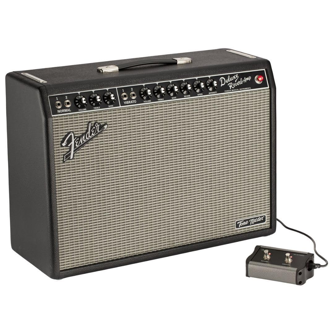 Fender 2274100000 Tone Master Deluxe Reverb Guitar Amplifier, Black, with 2-Year Warranty