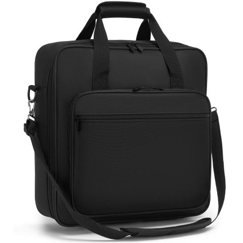 Padded Nylon Mixer Gig Bag Case, 15.4″ x 15″ x 5.1″, Protector Gear Mixer Gig Bag with Removable Strap, DJ Controller Travel Shoulder Bag For RODECaster Pro II, TC Helicon GOXLR, MG10XU 10