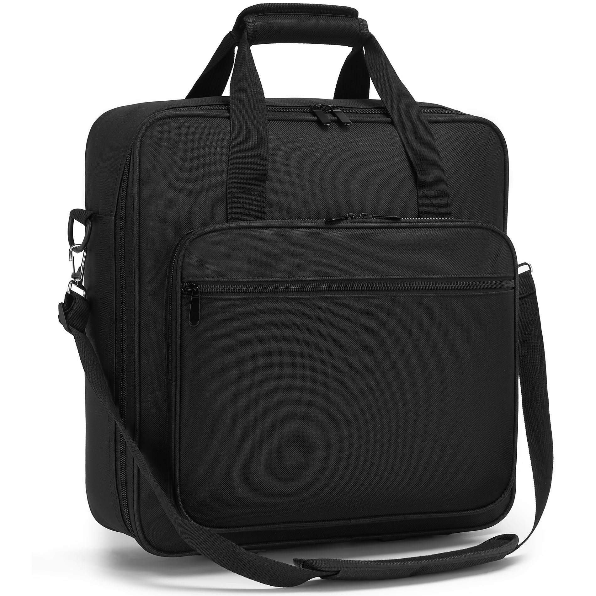 Padded Nylon Mixer Gig Bag Case, 15.4″ x 15″ x 5.1″, Protector Gear Mixer Gig Bag with Removable Strap, DJ Controller Travel Shoulder Bag For RODECaster Pro II, TC Helicon GOXLR, MG10XU 10