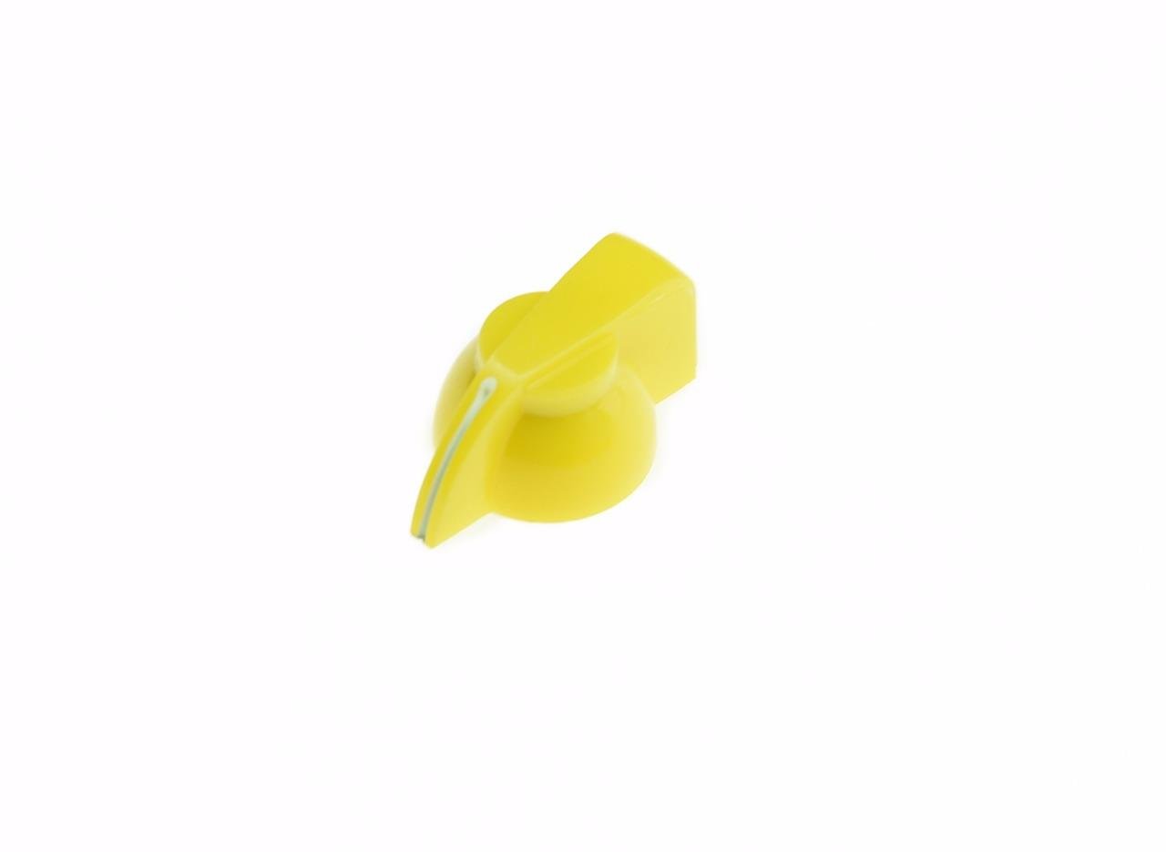 Dopro Pack of 12 Flat Top Guitar Chicken Head Knob AMP Effect pointer Knob Yellow