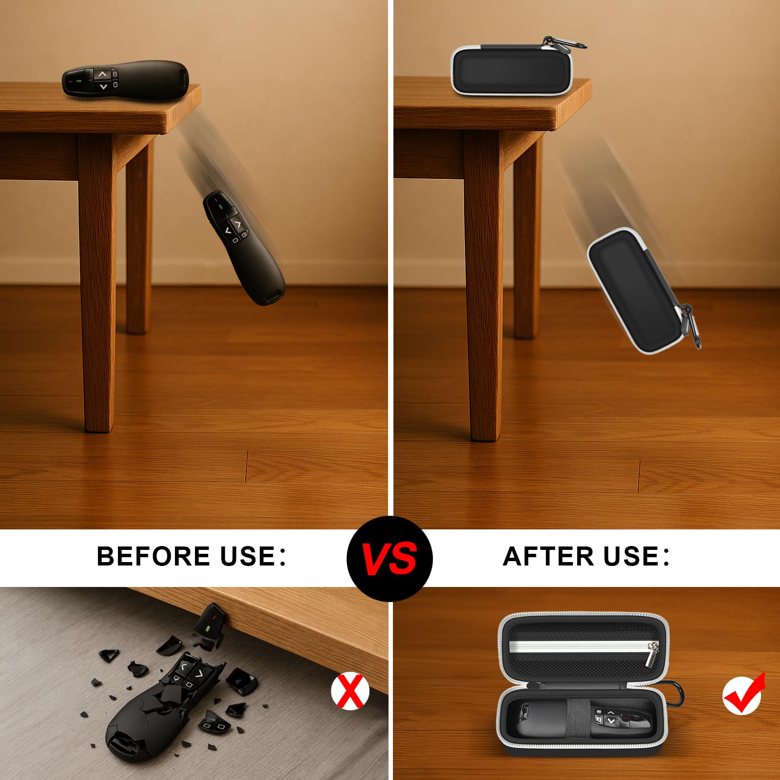 ANKHOH Presentation Clicker Case for Logitech R400/R500, Not for R800
