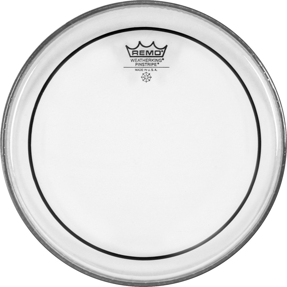 Remo PP-1470-PS Pinstripe Clear Tom Drumhead Pack – 10″, 12″ & 16″