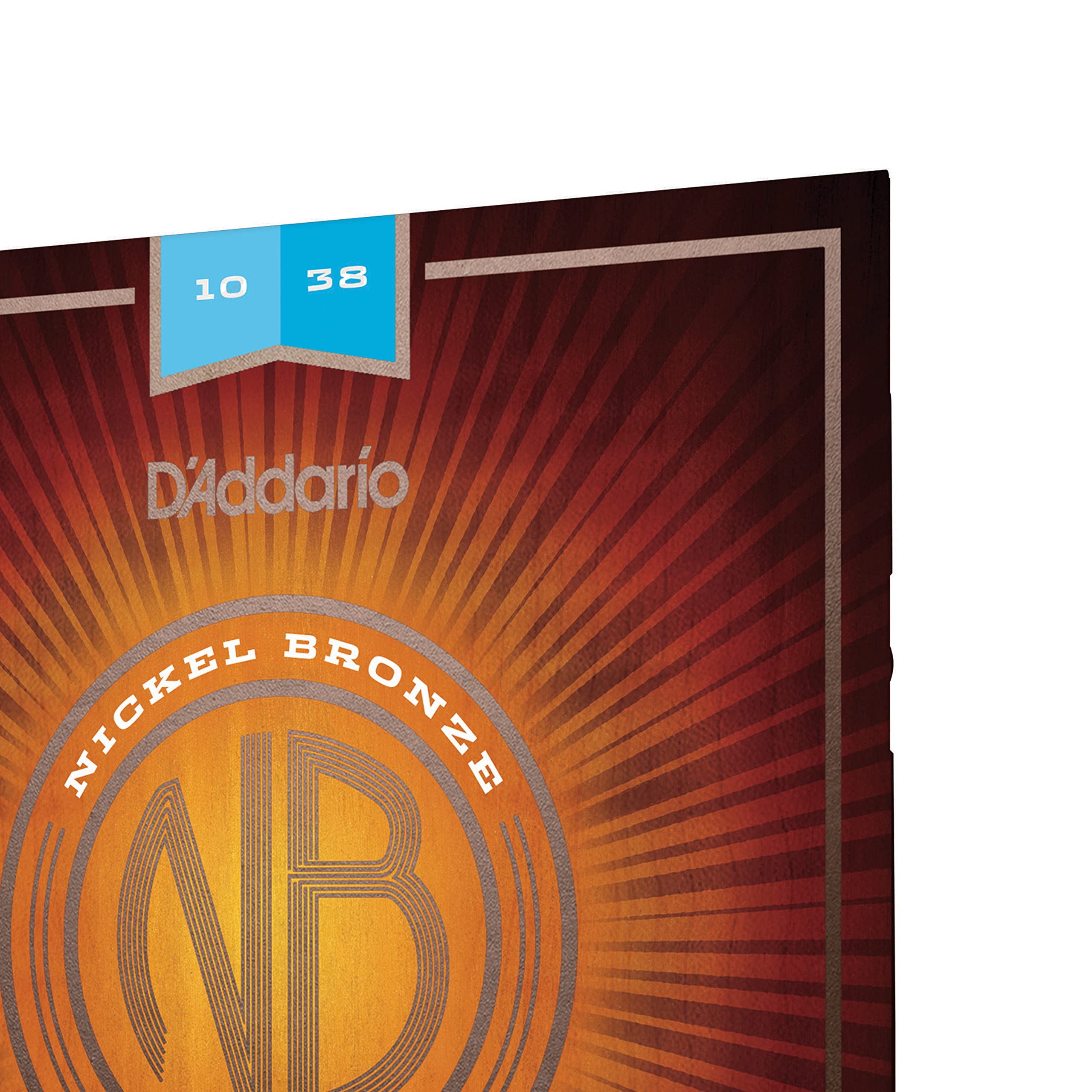 D’Addario NBM1038 Nickel Bronze Mandolin Strings, Light, 10-38