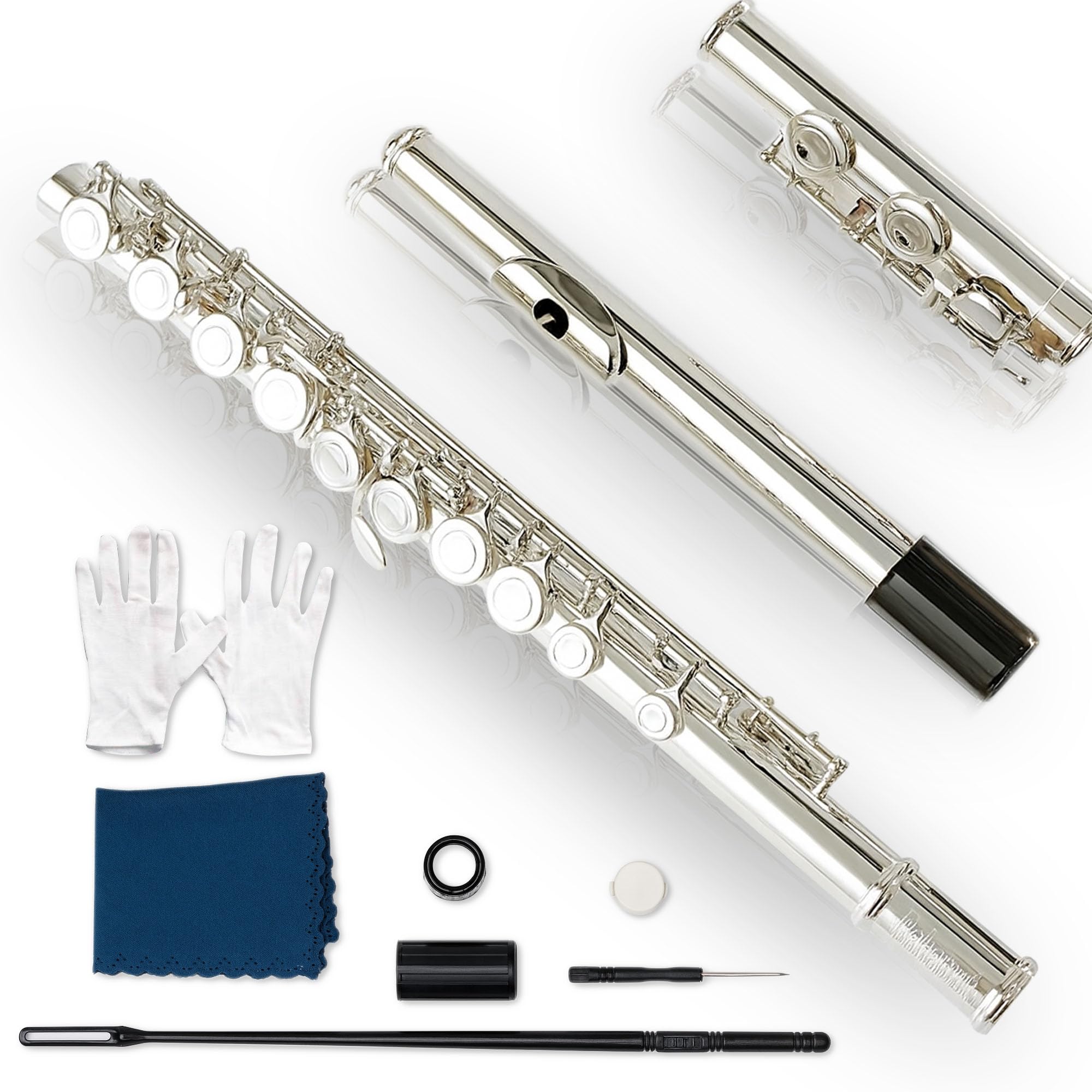 BAHAMUT 16-Key Flute – Beginner Flute with Closed Hole, Offset G, Split E