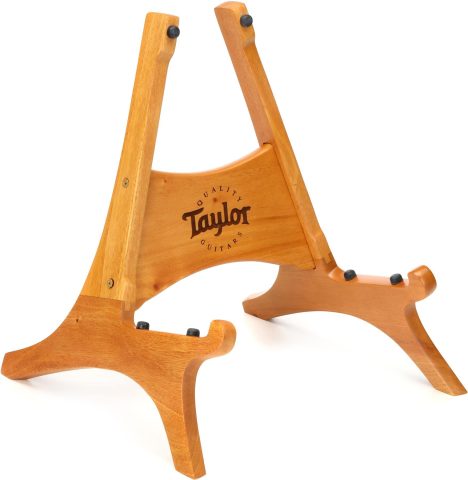 Taylor Guitars Stand – Mahogany Natural Finish