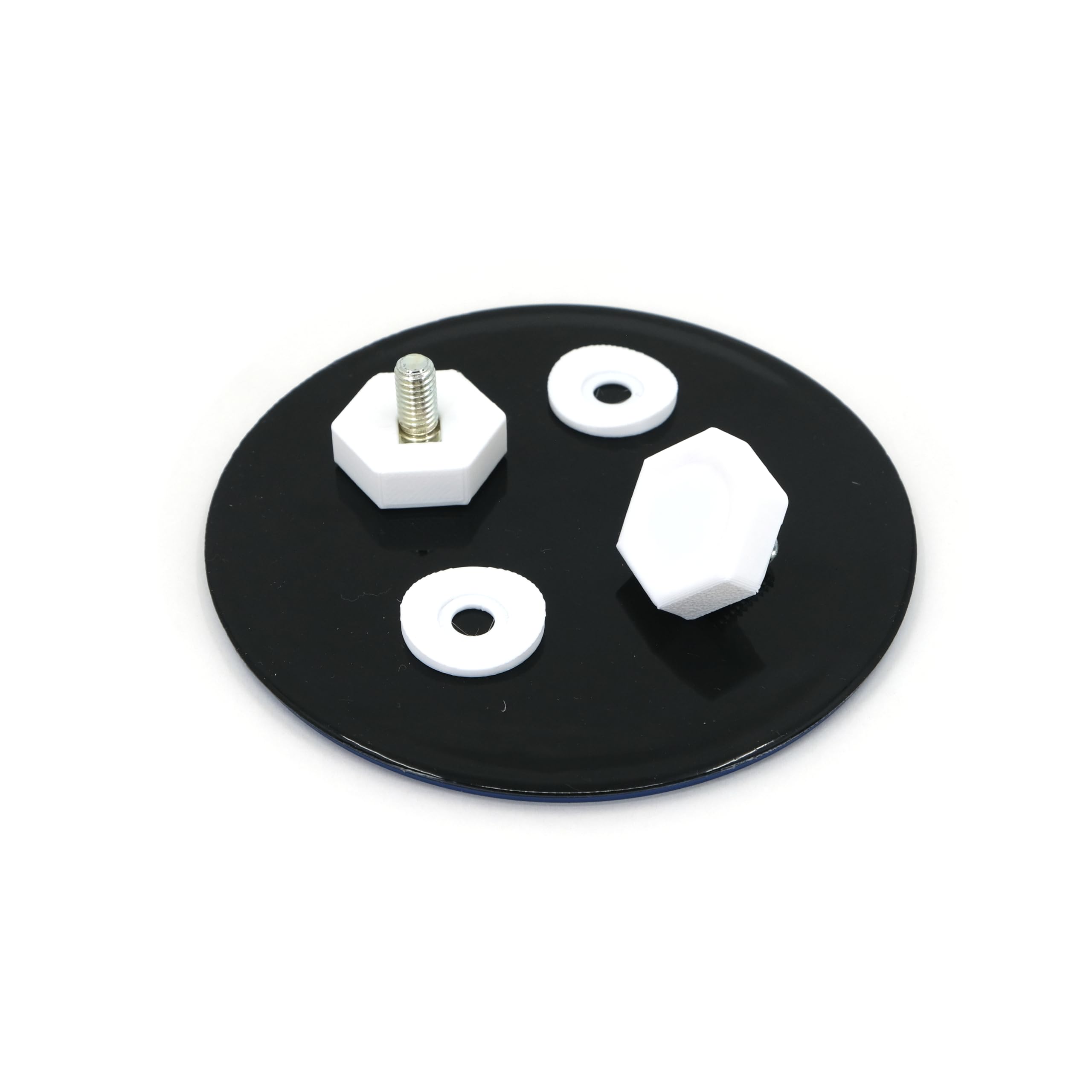 Desk Cookies Thumb Screws for Blue Yeti Microphone Including Washers Mic Mounting Hardware (White)